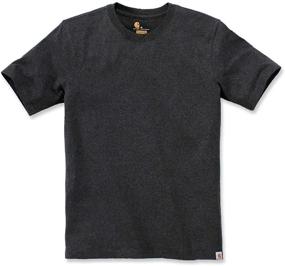 img 4 attached to Men's Carhartt Relaxed Heavyweight Short Sleeve T-Shirt - Clothing for Shirts