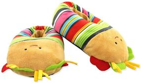 img 2 attached to 🏈 Football Mooshy Stuffed Novelty Slippers: Comfortable Boys' Shoes with a Twist!