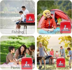 img 2 attached to 🧊 Yakimoto Cooler - The Ultimate Portable Outdoor Cooler for Picnics, Beach, Fishing, Camping and More!