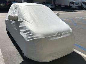 img 3 attached to 🚗 CarsCover Custom Fit Fiat 500 / 500C Car Cover - 5 Layer Heavy Duty Ultrashield, Optimized for SEO