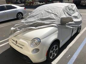 img 1 attached to 🚗 CarsCover Custom Fit Fiat 500 / 500C Car Cover - 5 Layer Heavy Duty Ultrashield, Optimized for SEO