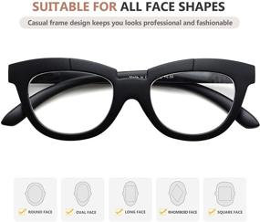 img 1 attached to Eyekepper Reading Glasses for Women: 5-Pack Half Moon Ladies Readers - Stylish and Practical Eyewear