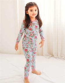 img 3 attached to 🌸 Adorable VAENAIT BABY Girls Flower Rabbit Easter Sleepwear Pajamas - Perfect for Kids, Toddlers, and Juniors!