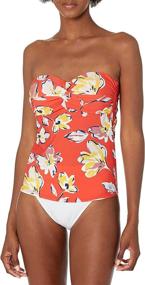 img 1 attached to 👙 Catalina Women's Standard Bandeau Tankini: Exceptional Swimwear for Women