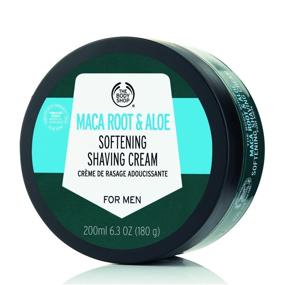 img 4 attached to 🪒 The Body Shop Maca Root & Aloe Men's Softening Shaving Cream, 6.3 Oz