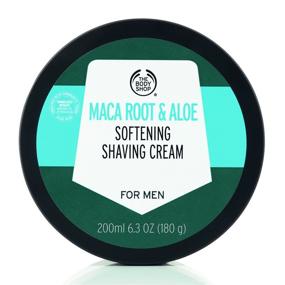 img 3 attached to 🪒 The Body Shop Maca Root & Aloe Men's Softening Shaving Cream, 6.3 Oz