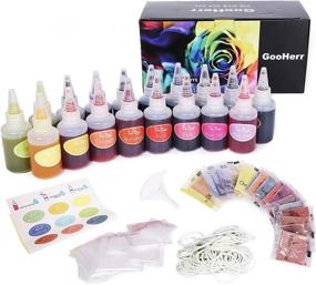 img 4 attached to GooHerr Tie Dye Colors，Non Toxic Tie Dye Supplies