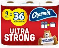 🧻 charmin ultra strong туалетная бумага, 9 мега рулонов = 36 обычных рулонов (различная упаковка) логотип