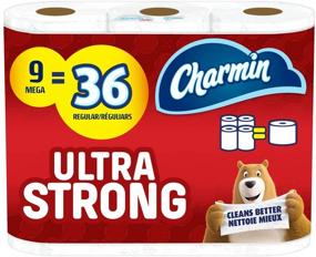 img 4 attached to 🧻 Charmin Ultra Strong Туалетная Бумага, 9 Мега Рулонов = 36 Обычных Рулонов (Различная Упаковка)