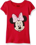 👕 adorable disney little toddler minnie t shirt for girls: top-quality tops, tees & blouses logo