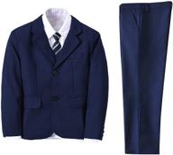 👶 tuxedo wedding toddler bearer outfit: boys' clothing, suits & sport coats logo