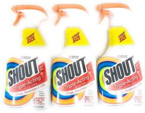 img 1 attached to 🔥 Powerful Triple-Acting 3 Pack Shout 32 Oz Laundry Stain Remover