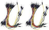 rgbzone 130pcs solderless flexible breadboard jumper wires - male to male for arduino, robotics, raspberry pi logo