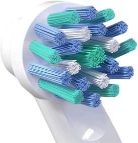 img 2 attached to 🪥 Top-Quality Cross Generic Brush Heads for Oral B - Pack of 4 Replacement Heads for Oralb Braun - Compatible with Most Oral-B Bases - Superior Action Bristles