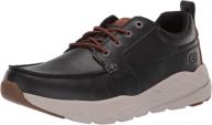 skechers verrado edric men's black medium shoes logo