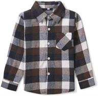 flannel button sleeve black boys' tops, tees & shirts - fashionable clothing логотип