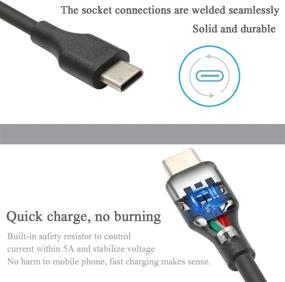 img 3 attached to 🔌 45W USB Type C Charger for Asus Chromebook C302CA C302C C302 C101PA C101P C101 C213SA C213S C213 C523NA C523N C523 C214MA C214M C223NA C223N C423NA C423N C204MA C204M School Chromebook