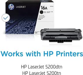 img 3 attached to 🖨️ HP 16A Q7516A Toner Cartridge - High-Quality Black Ink Solution