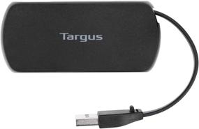 img 3 attached to 🔌 Targus ACH114US: Sleek and Travel Friendly 4-Port USB 2.0 Hub in Black