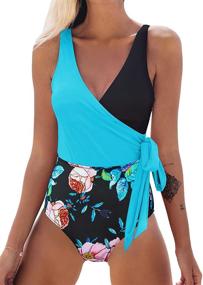 img 4 attached to CUPSHE Womens Bowknot Bathing Swimsuit Women's Clothing and Swimsuits & Cover Ups