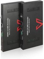 🔌 hdmi 2.0 arc extender by av access: 4k@60hz 4:4:4 hdr10 3d over cat5e/6/7 cable, audio return channel, s/pdif audio extraction, hdcp2.2, cec, poc & dual ir, rs232, atmos & dts:x logo