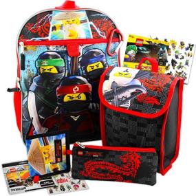 img 4 attached to Lego Ninjago Backpack for Kids: Ideal for Boys Who Love Adventure
