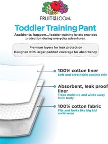 img 1 attached to Фруктовый домик Toddler Training Разноцветная мальчишеская одежда: удобная и эффективная.