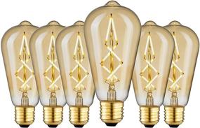 img 4 attached to 💡 OMED Vintage-Style Teardrop Edison Bulb Watt