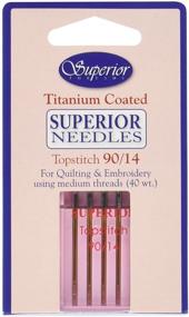 img 1 attached to Superior Threads 1329014 Topstitch 🪡 Machine Needle 90/14, Pack of 5