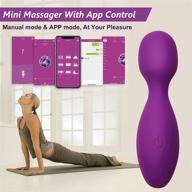 🧖 ultimate relaxation: smart mini massager - new upgraded 12 modes - long distance control via app - rechargeable cordless - whisper quiet - skin-friendly & waterproof - ideal for muscle head waist leg logo