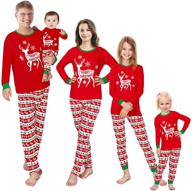 christmas reindeer family matching men's clothing logo