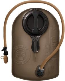 img 1 attached to 💧 CamelBak Mil Spec Crux 100 oz/3.0L Short Accessory Reservoir - Brown: A Reliable Hydration Solution