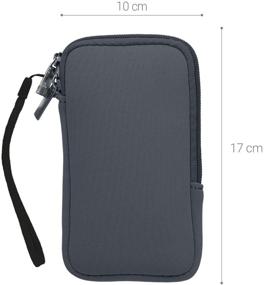 img 1 attached to Kwmobile Neoprene Phone Pouch Size Cell Phones & Accessories