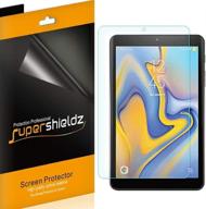 📱 supershieldz samsung galaxy tab a 8.0 (2018) (sm-t387 model) screen protector 3-pack - high definition clear pet shield logo