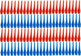 img 3 attached to 🎯 IgnatGames Soft Dart Tips Set - 100 Pack Plastic Darts Tips with 2BA Thread and Secure Custom Locking Holes for Perfect Fit