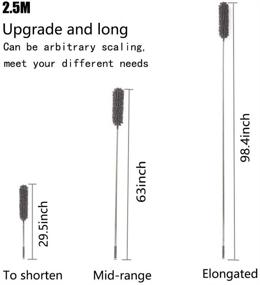 img 2 attached to Telescoping Microfiber Extendable Scratch Resistant Bendable