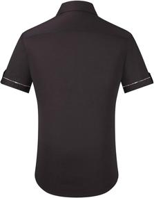 img 3 attached to 👕 Modern and Comfortable: Alex Vando Casual Regular Men's Shirts for Stylish Wardrobe