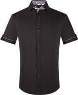 👕 modern and comfortable: alex vando casual regular men's shirts for stylish wardrobe logo