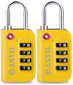img 4 attached to TSA Approved Luggage Lock Combination Travel Accessories in Luggage Locks
