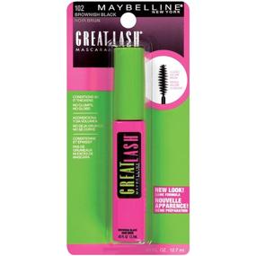 img 3 attached to 💄 Тушь для ресниц Maybelline Great Lash, цвет коричнево-черный, стойкая, 0.43 унции