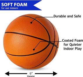 img 3 attached to Botabee Foam Basketball Quiet Small