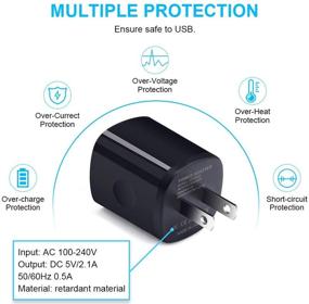 img 1 attached to 🔌 Quick Charge Charger Cable for Samsung Galaxy Note 20 Ultra, A9 A01 A11 A21 A51 A71 A10E A20 A30S A50 A70, S20 S10 S9 S8, LG Stylo 6/5/4 G9 G8 G7 V60 V50 V40 ThinQ, USB Wall Charger with Type C Cable