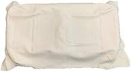 👨 premium white front seat bottom cover for ezgo txt 1995-2013 golf cart - 71602-g01, 71602g01 logo