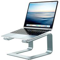 📱 urmust aluminum laptop stand for desk - ultra-compatible notebook riser for macbook air pro, dell, hp, lenovo samsung, alienware & more (11-15.6") logo