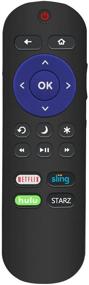 img 2 attached to 📱 Enhanced LC-RCRUS-18 IR Remote Control LCRCRUS18 compatible with Sharp Roku LCD LED TV Smart HDTV LC-43LBU591U LC-55LBU591U LC-65LBU591U LC-50LBU591U LC-43LB601U LC-32LB481U featuring Netflix, Sling, Hulu, Starz App Key