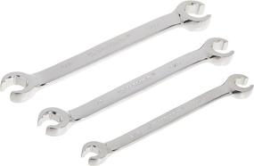 img 4 attached to Crescent CFNWS0 Grey 3-Piece SAE Flare Nut Wrench Set
