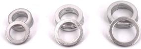 img 2 attached to 🔧 UTSAUTO Oil Crush Washers/Drain Plug Gaskets 15 Packs: Honda Accord Acura Civic Ridgeline Odyssey CRV CR-V Pilot Fit Element Replacement Parts - Part # 94109-20000, 94109-14000, 90471-PX4-000