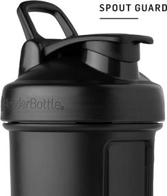 img 1 attached to 🍶 BlenderBottle Classic V2: Black 32-Ounce Shaker Bottle for Protein Shakes & Pre Workout