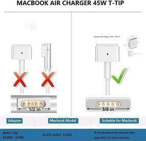 img 3 attached to 💡 45W T-Type Universal Charger for 2012 and Later MacBook Air 11-inch & 13-inch