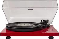 🎵 crosley c6a-re: премиум-приводной проигрыватель с предусилителем, регулируемым тонармом в ярко-красном исполнении логотип